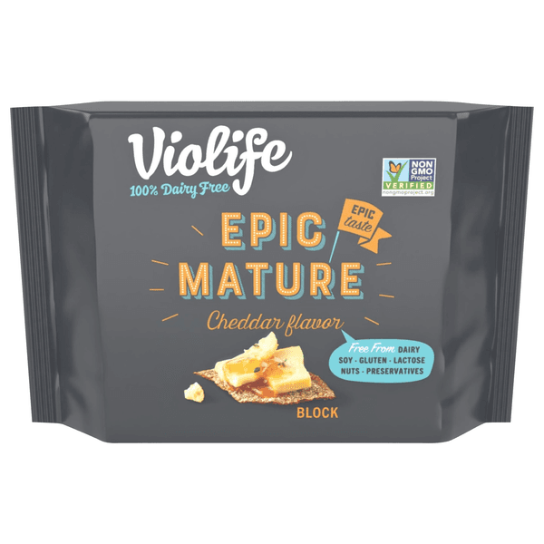 Violife Epic Mature Cheese Block Cheddar 100% Vegan
