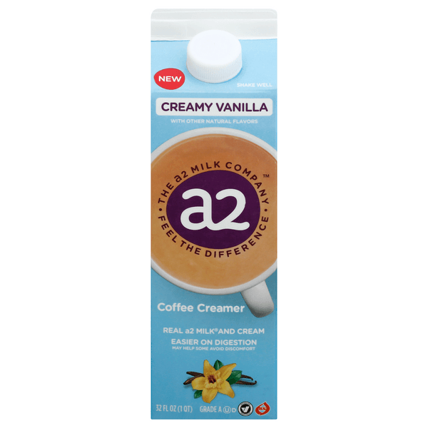 The A2 Milk Company Coffee Creamer Creamy Vanilla