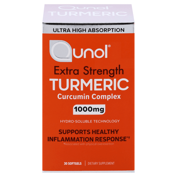 Qunol Extra Strength Turmeric Curcumin Complex Softgels