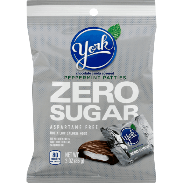 York Peppermint Patties, Sugar Free, Dark Chocolate Covered
