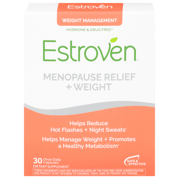Estroven Menopause Relief + Weight Management Capsules