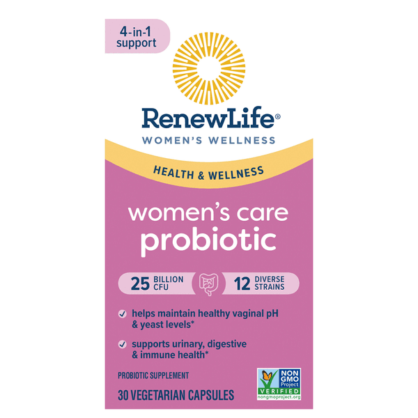 Renew Life Women'S Care Probiotic Vegetarian Capsules