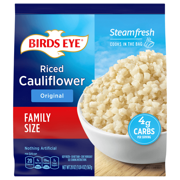 Birds Eye Steamfresh Riced Cauliflower Original Family Size