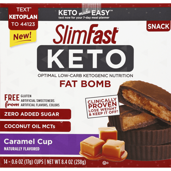 Slimfast Keto Fat Bomb Caramel