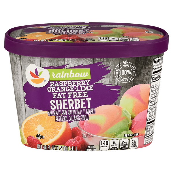 Stop & Shop Sherbet Rainbow Fat Free