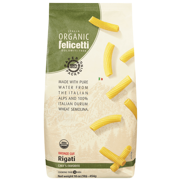 Felicetti Rigati Pasta Bronze Cut Organic