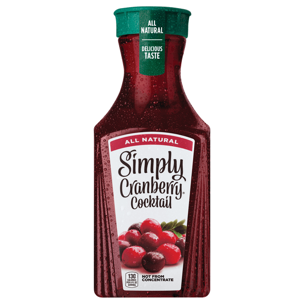 Simply Cranberry Cocktail All Natural
