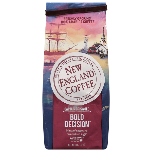 New England Coffee Bold Decision Gound Coffee Bag