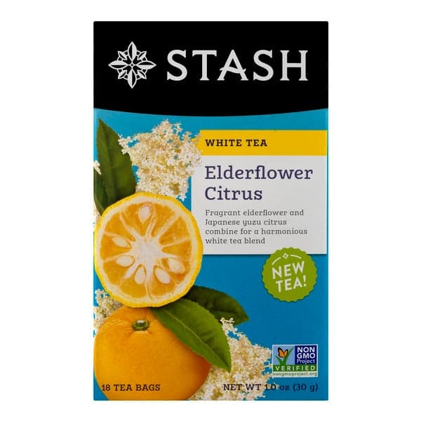 Stash White Tea Bags Elderflower Citrus