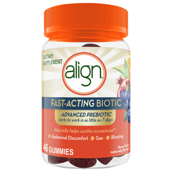Align Fast-Acting Biotic Gummies Berry Fusion
