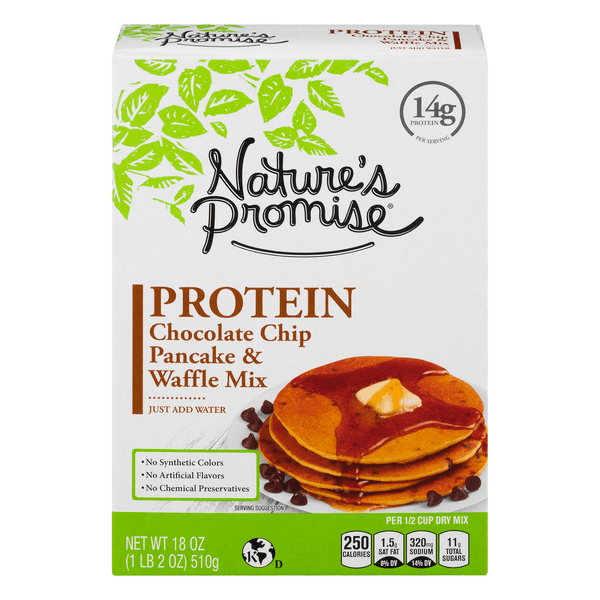 Nature'S Promise Protein Pancake & Waffle Mix Chocolate Chip