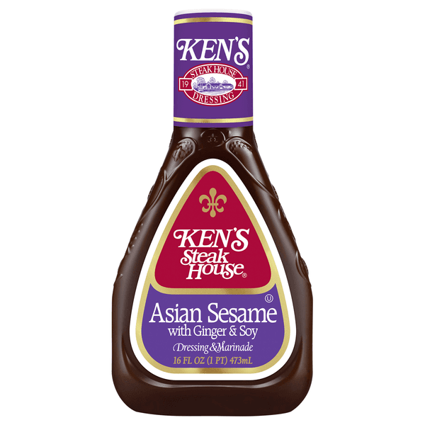 Kens Steak House Dressing & Marinade Asian Sesame With Ginger & Soy