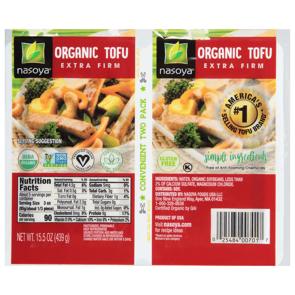 Nasoya Organic Tofu Extra Firm Twin