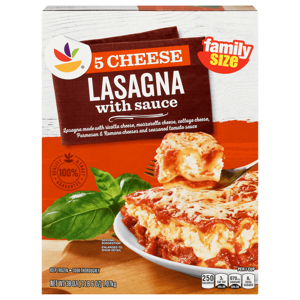 Our Brand 5 Cheese Lasagna With Sauce Family Size