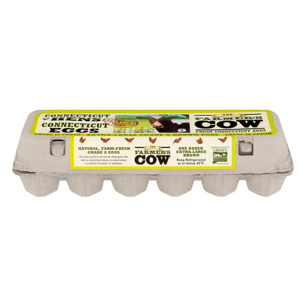 The Farmer'S Cow Grade A Extra Large Brown Eggs