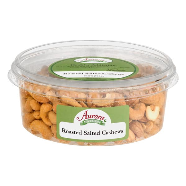 Aurora Natural Cashews Roasted Salted