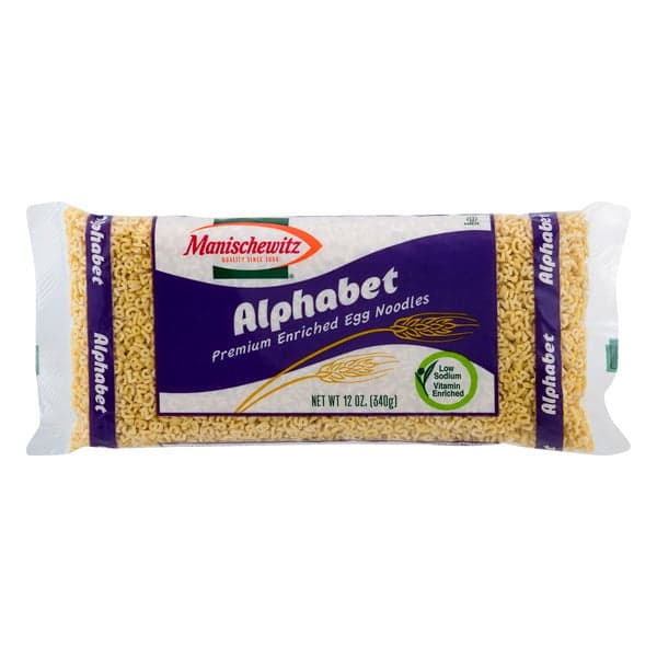 Manischewitz Alphabet Egg Noodles