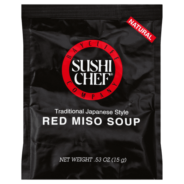 Sushi Chef Soup Red Miso Traditional Japanese Style
