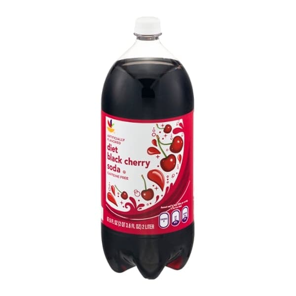 Our Brand Diet Black Cherry Soda Caffeine Free