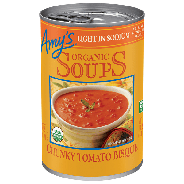 Amy's Light In Sodium Chunky Tomato Bisque