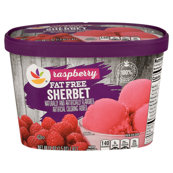 Stop & Shop Sherbet Raspberry Fat Free