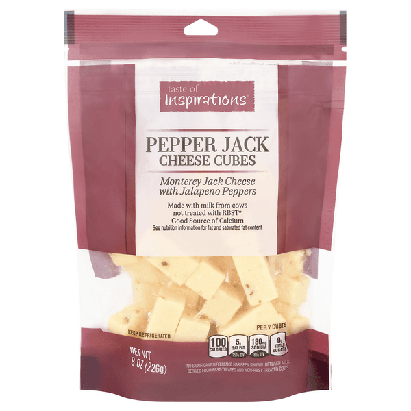 Taste Of Inspirations Pepper Jack Cheese Cubes