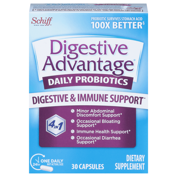 Digestive Advantage Daily Probiotic Dietary Supplement Capsules