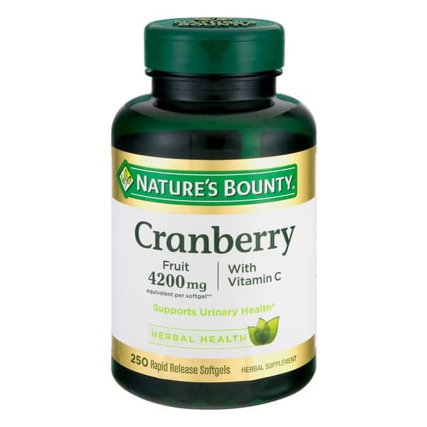 Nature'S Bounty Cranberry Fruit Herbal Supplement Softgels