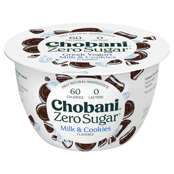 Chobani Zero Sugar Milk & Cookies Flavor