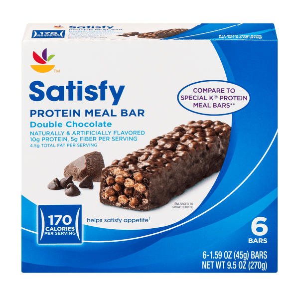 Giant Satisfy Protein Meal Bars Double Chocolate