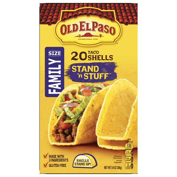 Old El Paso Stand 'N Stuff 20 Taco Shells
