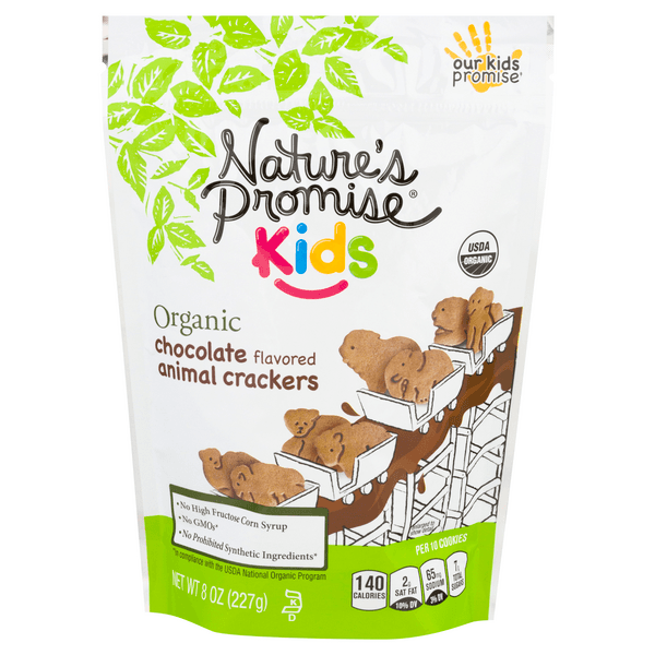 Nature'S Promise Organic Chocolate Animal Crackers