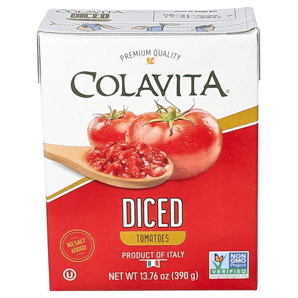 Colavita Diced Tomatoes No Salt Added
