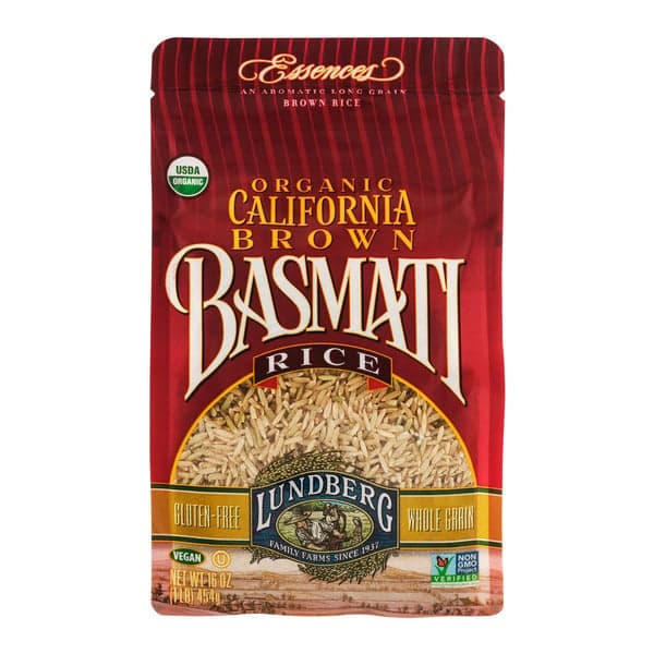 Lundberg California Brown Basmati Rice Gluten Free Organic