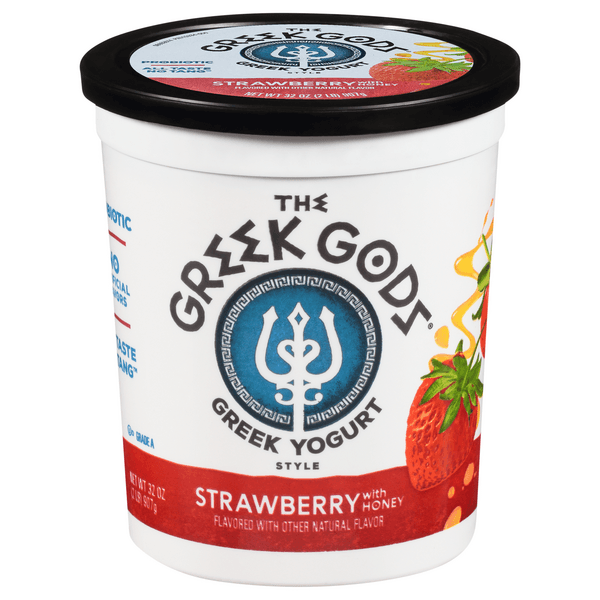 The Greek Gods Greek Style Yogurt Strawberry With Honey