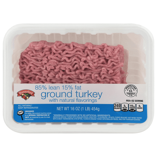 Hannaford 85% Lean Ground Turkey