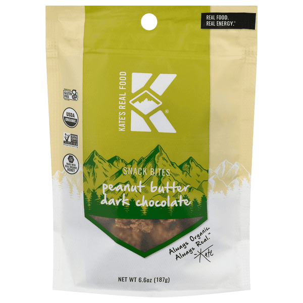 Kate'S Real Foods Snack Bites Peanut Butter Dark Chocolate
