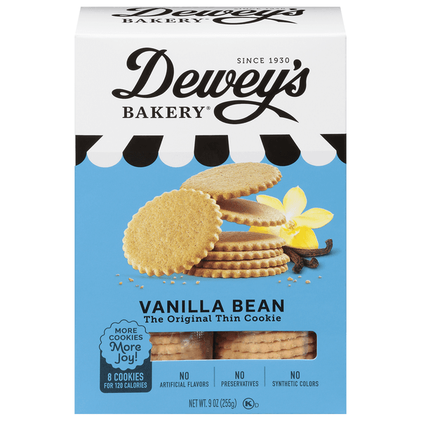 Dewey'S Bakery Original Thin Cookie Vanilla Bean