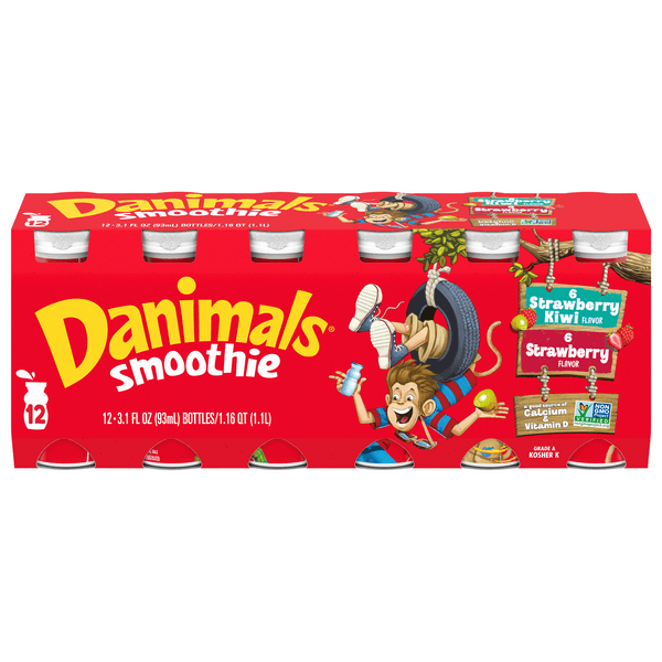 Is it Oats Free? Dannon Danimals Smoothie Strawberry Explosion & Strikin' Strawberry Kiwi