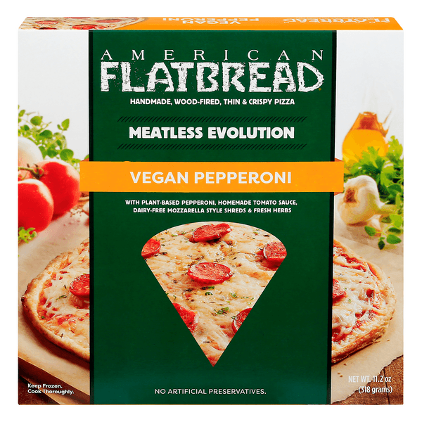American Flatbread Meatless Evolution Pizza Vegan Pepperoni