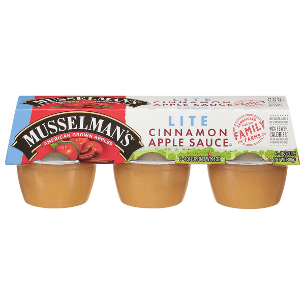 Musselman'S Applesauce Cups Cinnamon Lite