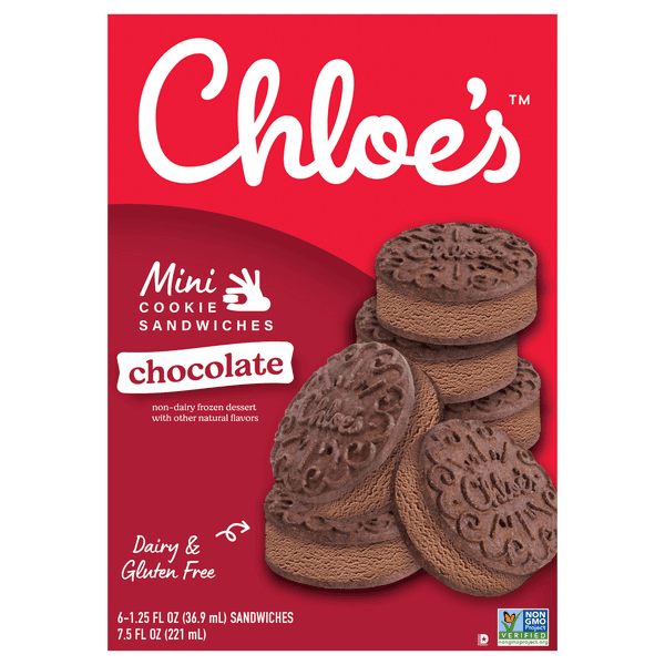 Chloe'S Mini Cookie Sandwiches Mini Chocolate Dairy & Gluten Free