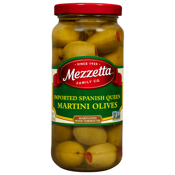 Mezzetta Olives Martini Imported Spanish Queen