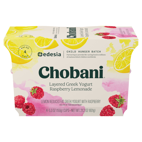 Chobania Greek Yogurt Raspberry Lemonade Low-Fat