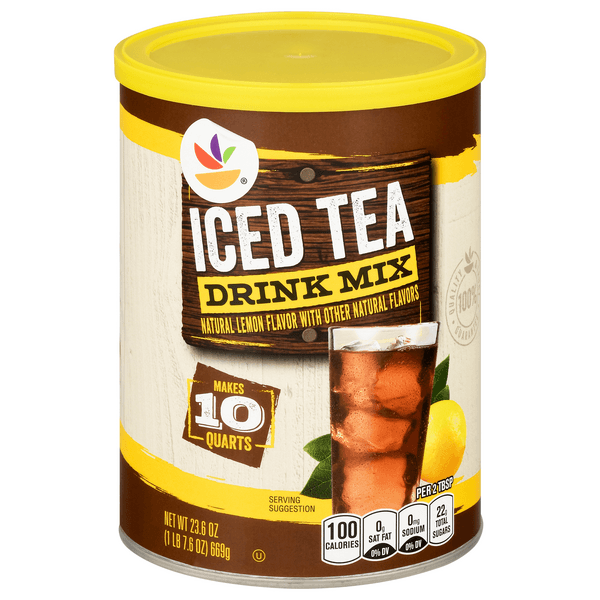 Stop & Shop Lemon Flavor Iced Tea Drink Mix