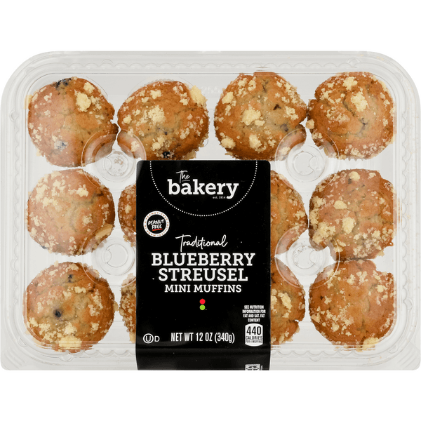 Stop & Shop The Bakery Traditional Blueberry Strudel Mini Muffins