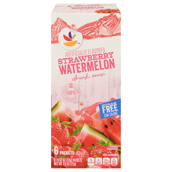 Stop & Shop Drink Mix Strawberry Watermelon Sugar Free