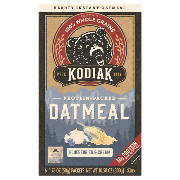 Kodiak Cakes Blueberries & Cream Oatmeal