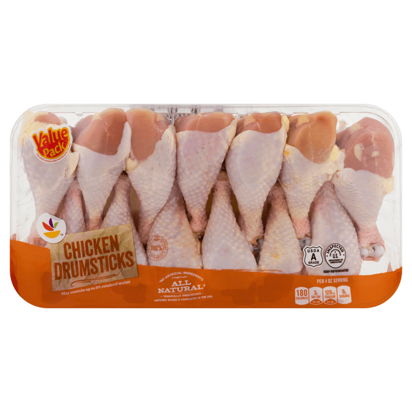 Stop & Shop Natural Chicken Drumsticks Value Pack Fresh