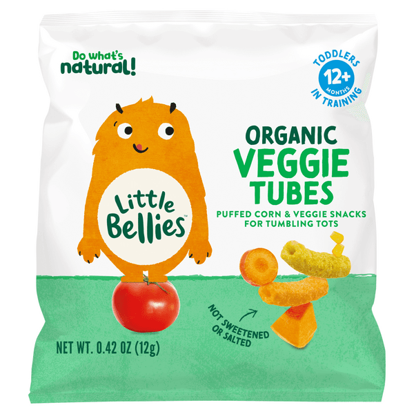Little Bellies Organic Veggie Tubes Puffed Snacks
